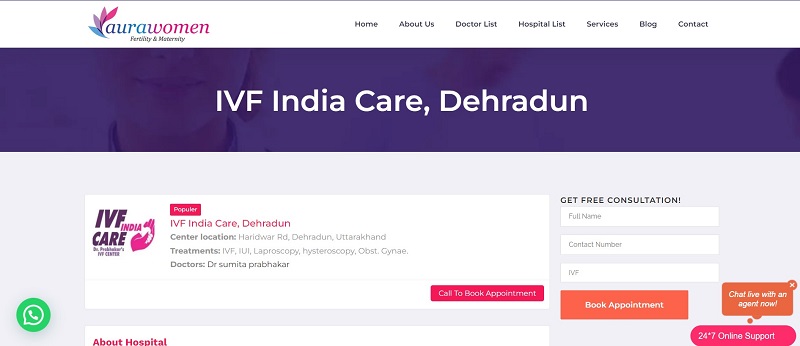 Aurawomen Dehradun - best Surrogacy clinic in dehradun